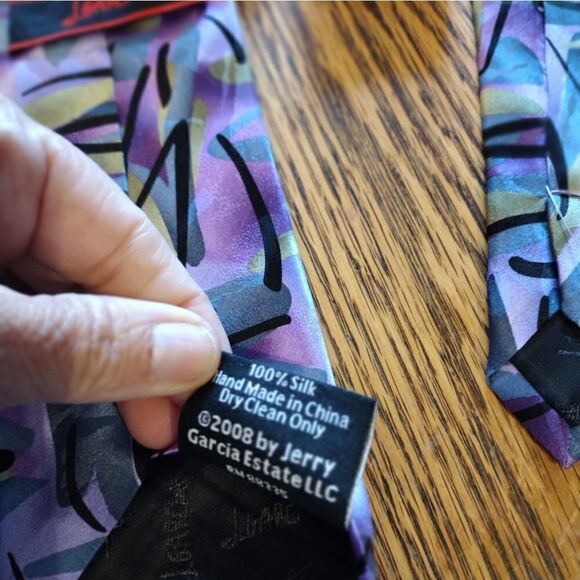 Jerry Garcia silk tie - Picture 3 of 3